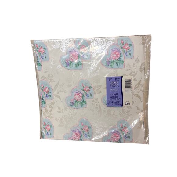 Vintage Baby Wrapping Paper Lot Hallmark Ambassador 1990s Sealed & Loose Sheets - Picture 7 of 8